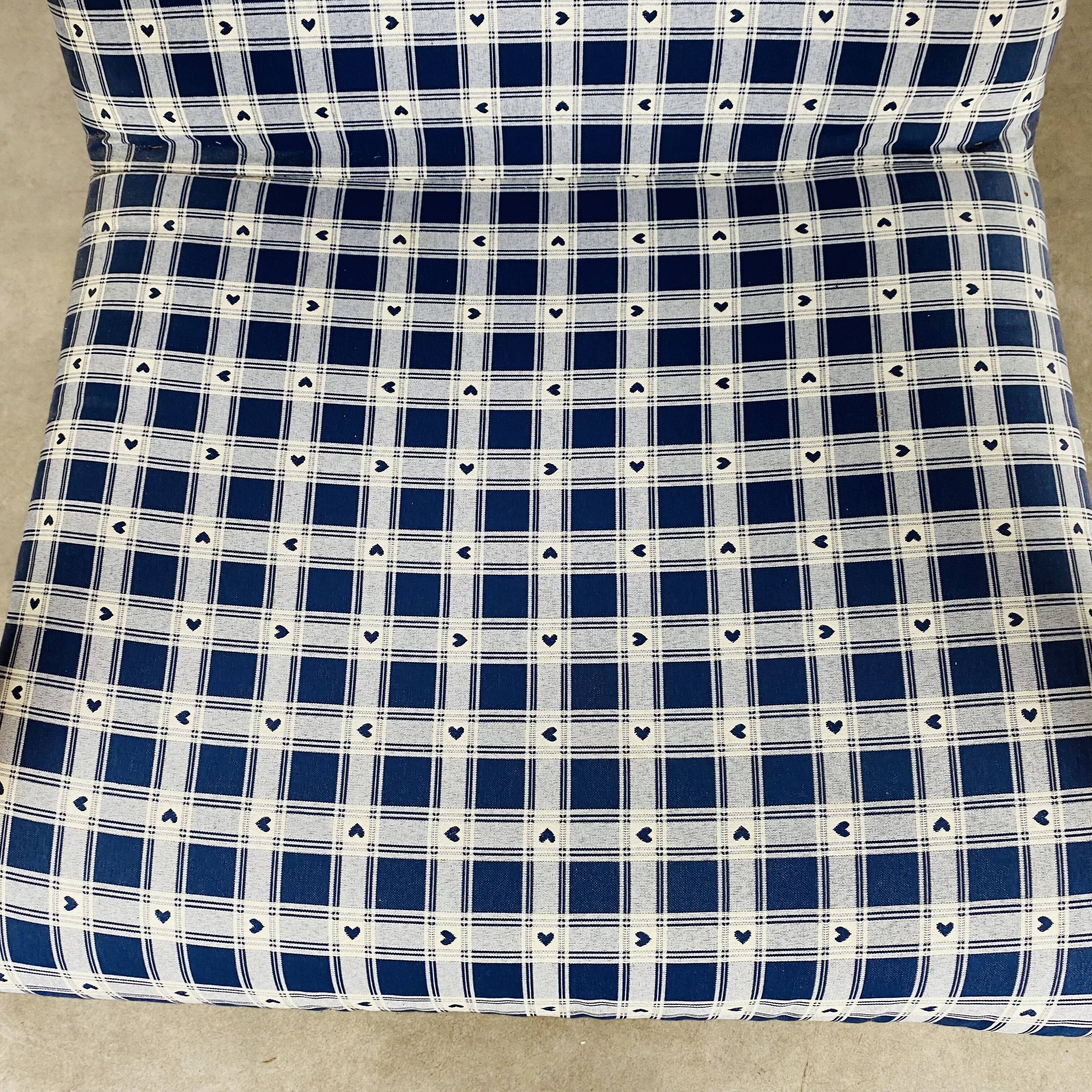 Armchair pine 70s chalet style