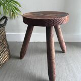 Wooden tripod stool
