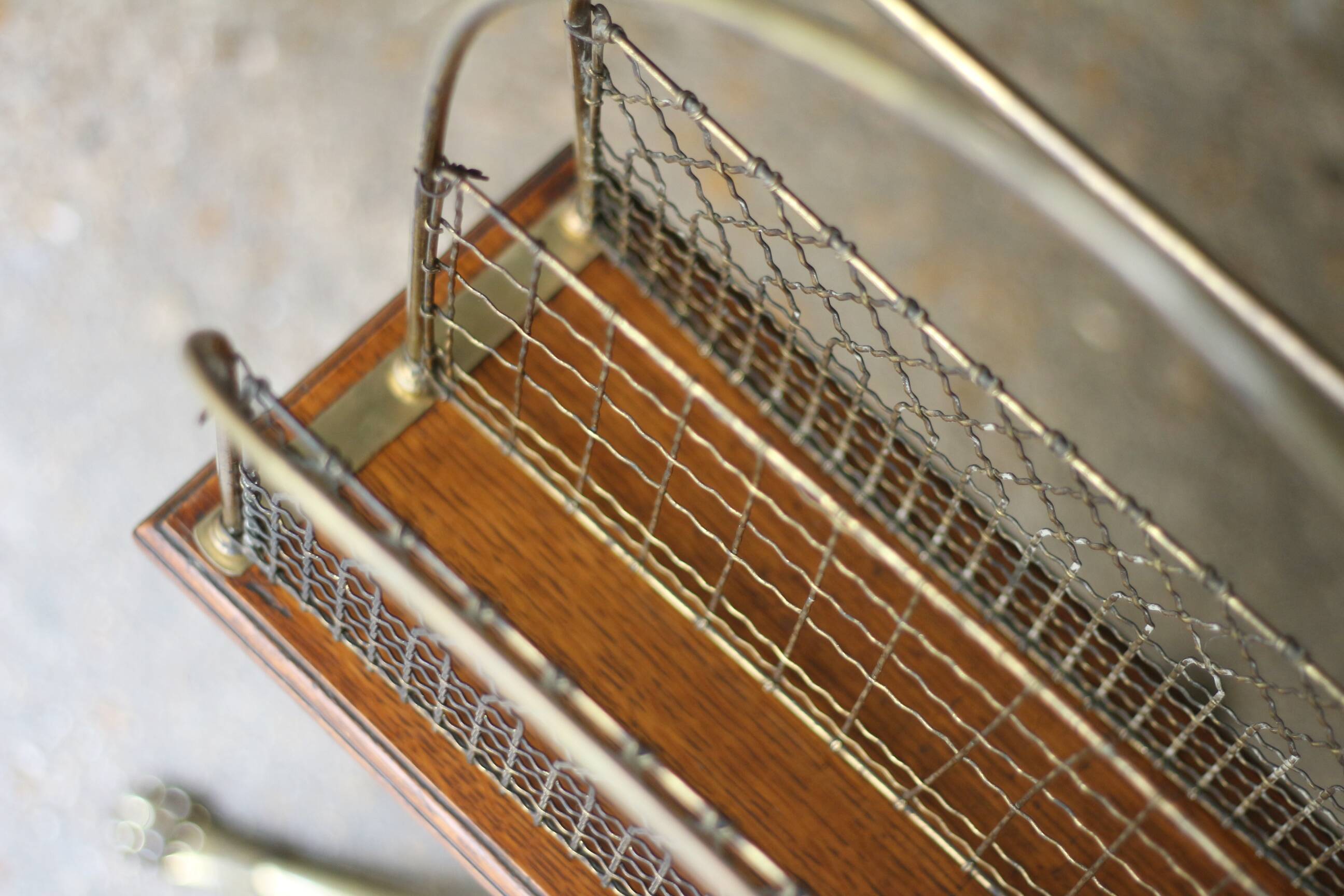 Irresistible victorian s. hall rotating magazine rack.