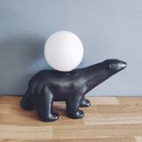 Art deco style bear lamp