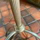 Vintage gold-plated tripod floor lamp