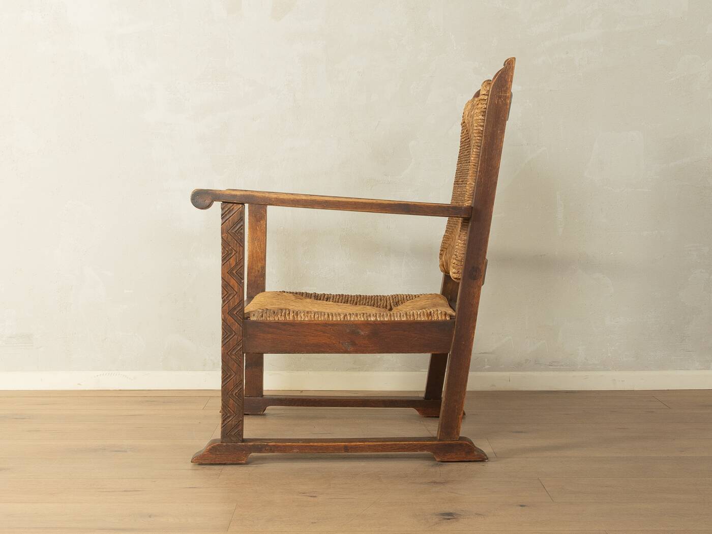 Brutalist armchair
