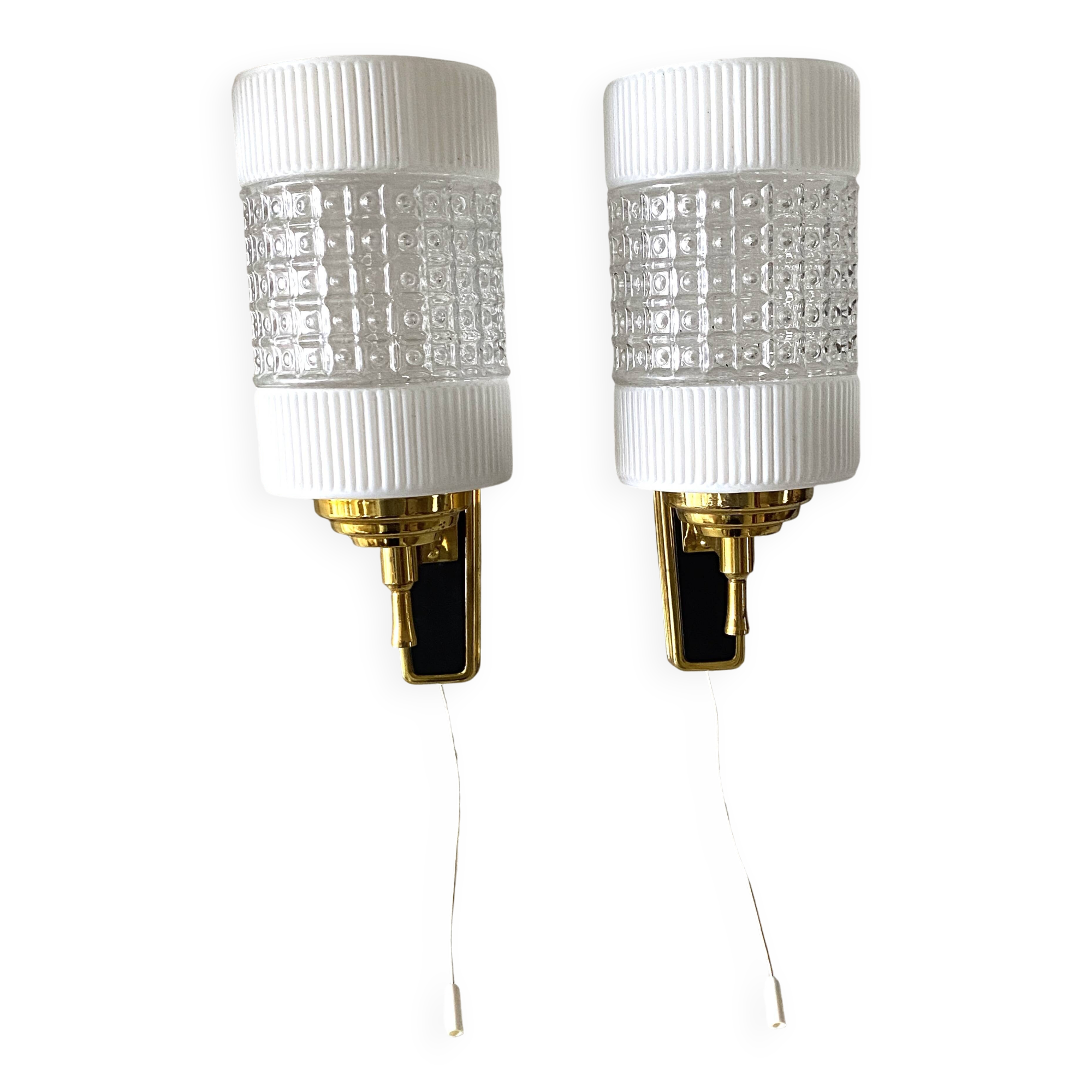 Pair of 50s wall lights