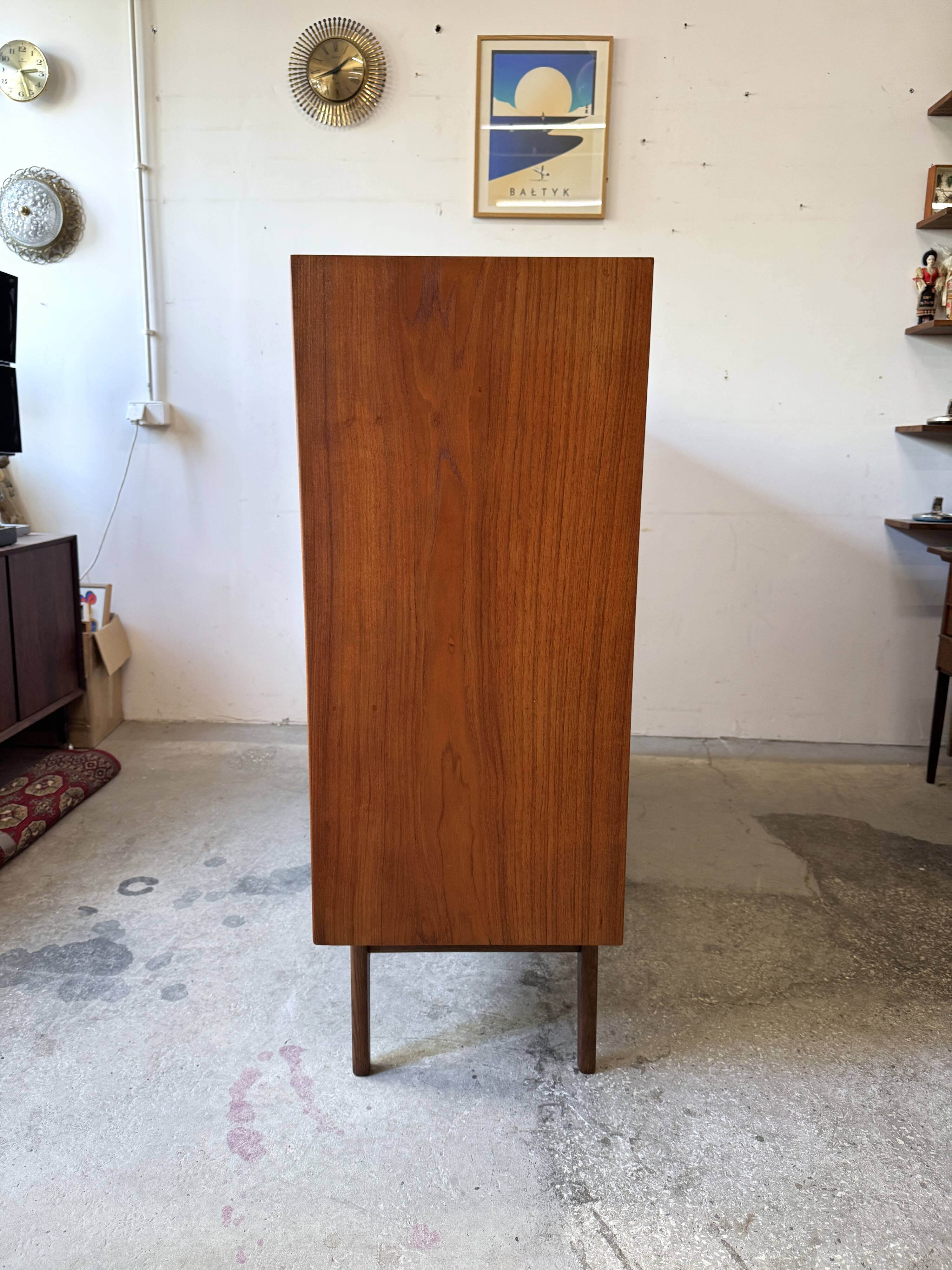 Teak Chest of Drawers, Denmark 1950s, Mid-Century Modern, Vintage