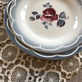 Set of 14 “Magali” Sarreguemines flat plates