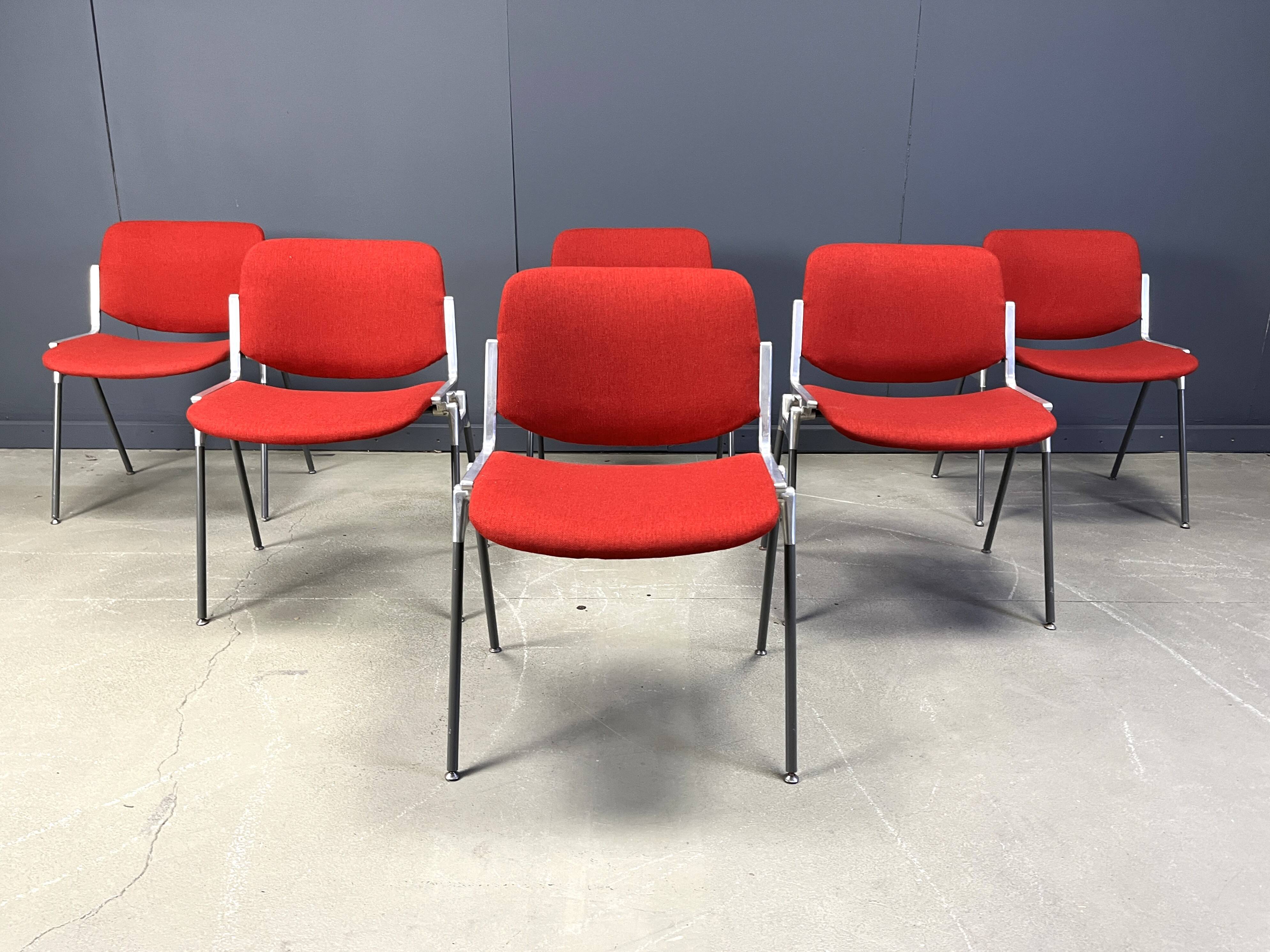 Vintage DSC 106 Side Chairs by Giancarlo Piretti for Castelli, 1970s - set