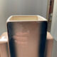 Pair of Skycraper Art Deco vases in glazed ceramic