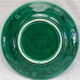 3 dessert plates XIX Sarreguemines Majolica shaded enamel Rubelles