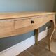 Light oak console