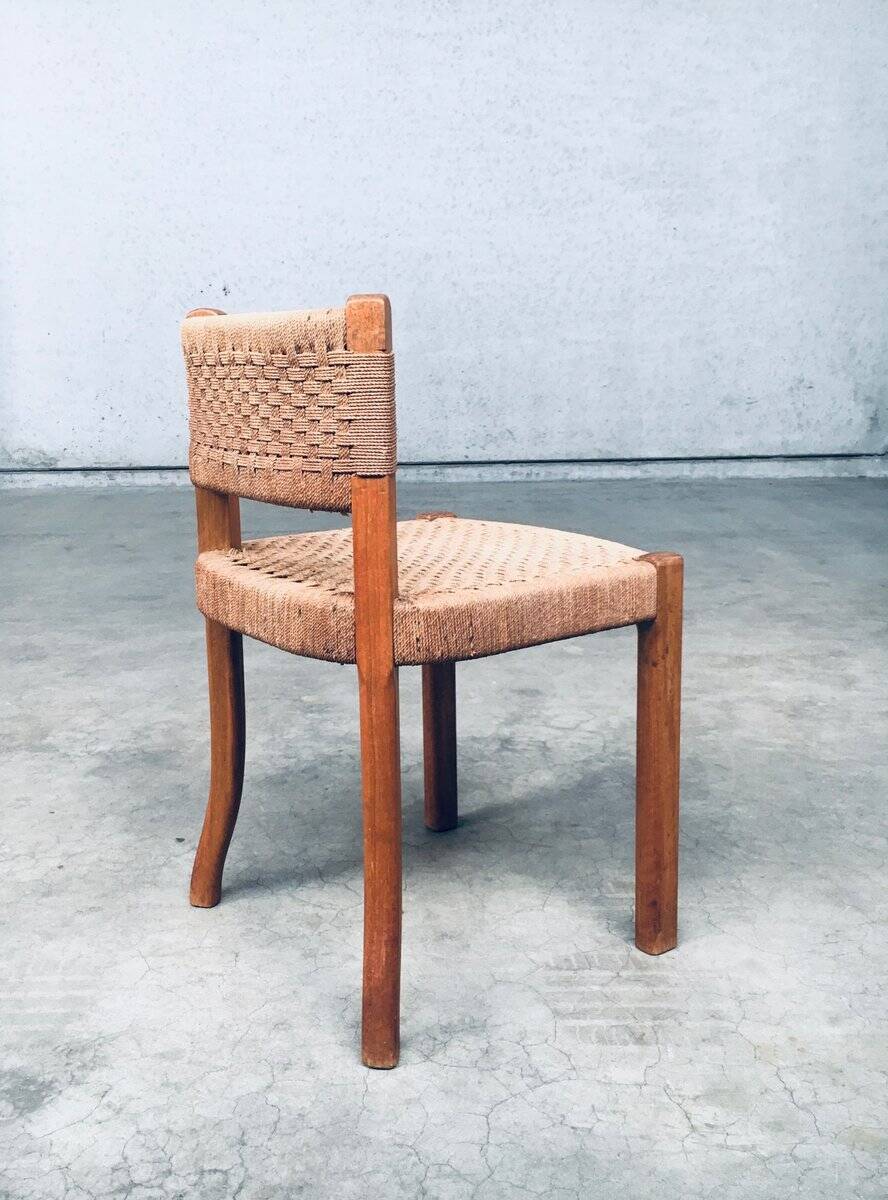 Mid-Century Rope Side Chair, Sweden, 1960s