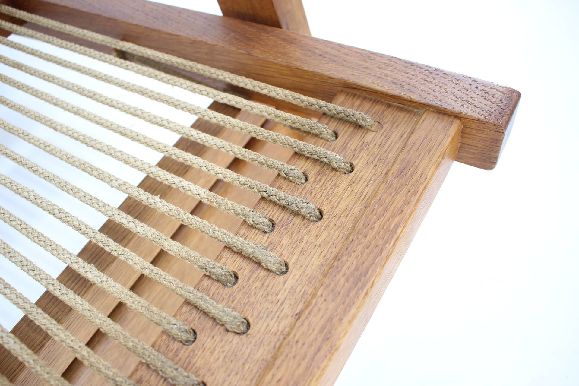 Hans J. Wegner Oak Reclining Lounge Chair Model AP71, Denmark 1968