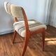Wooden chair and woolly fabric