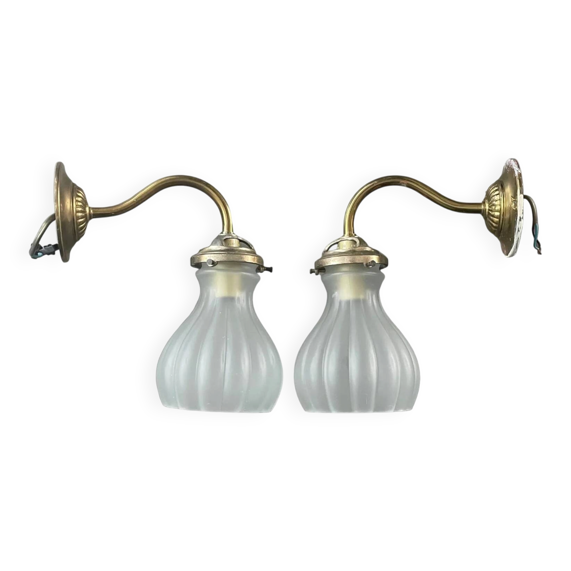 Pair of tulip wall lights - Ref 1108
