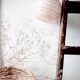 Baladeuse en verre de clichy rose