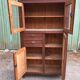 Vintage Parisian pine cabinet.