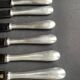 6 table knives – Silver plated – Frionnet François et Cie