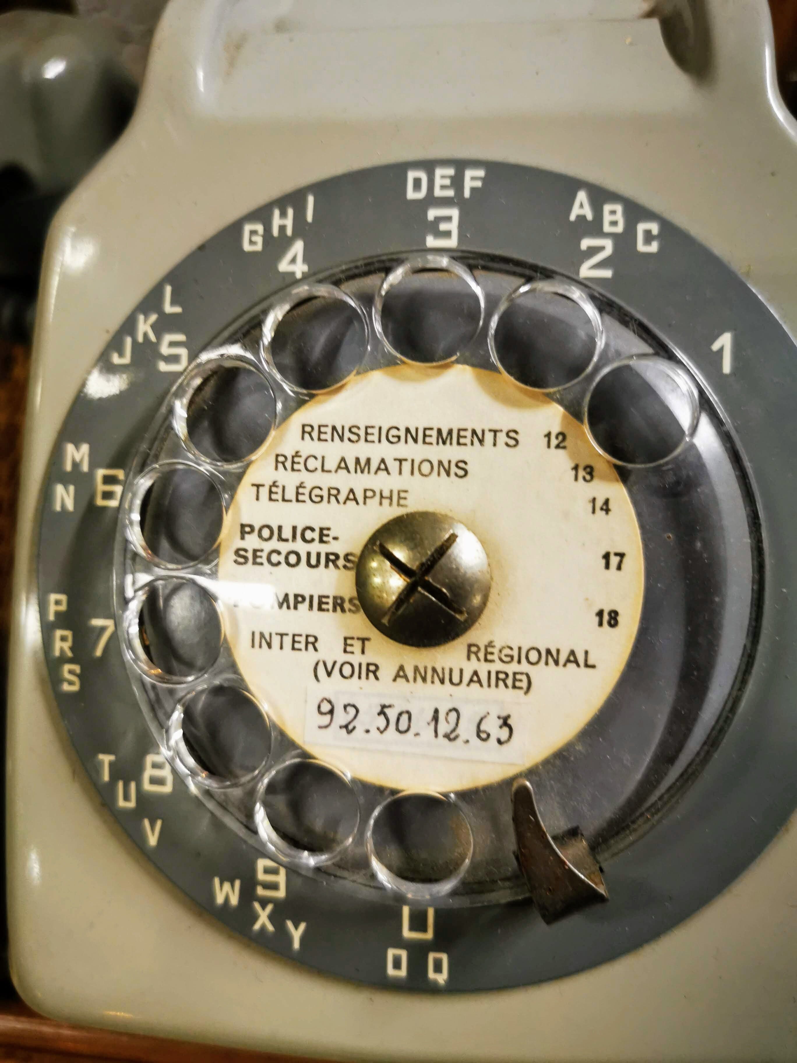 Vintage dial phone