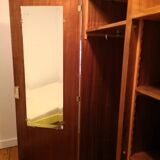 Asymmetrical wardrobe in art deco style