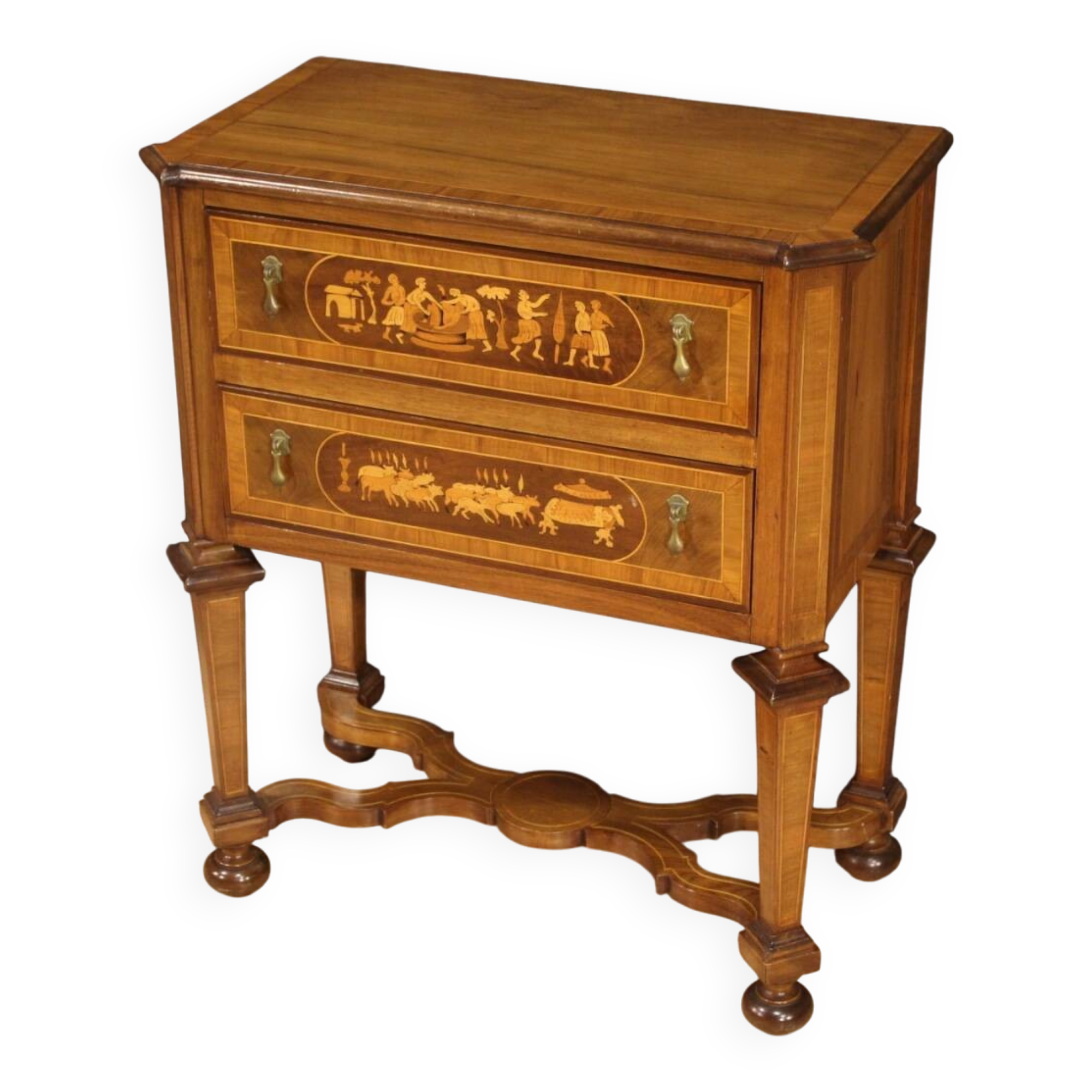 Italian inlaid commode  chest in Louis XIV style