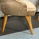 Italian Mid-Century bedroom chairs from 50s. Set of two