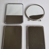 Set of four barber mirrors to be placed or hung
