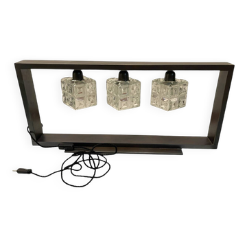 Brutalist Metal Table Lamp