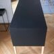 Leather draped desk