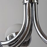 Stilnovo Chrome Space Chandelier Lamp from the 60s