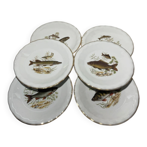 Assiettes à poisson - limoges