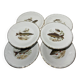 Fish plates in Limoges porcelain – Vintage service for 6