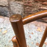 Armchair in bentwood and caning