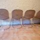 4 chaises de Gastone Rinaldi