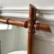 Wooden barber mirror Bamboo style 20-30s