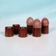 Vintage teak egg holder set, mid-century egg holder