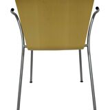 vintage fritz hansen vico magistretti duo bentwood stacking armchairs set of four