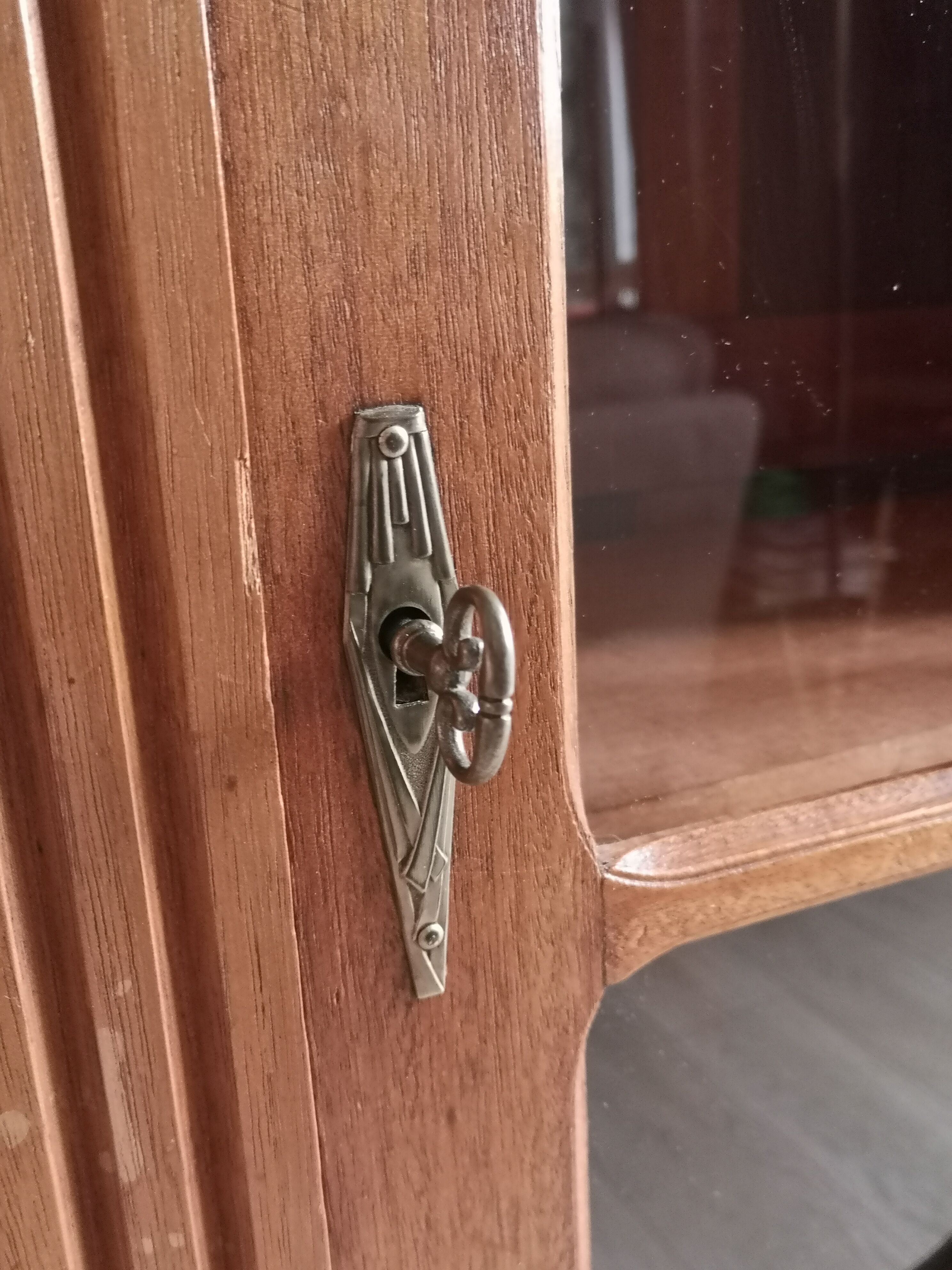 Glass-glazed Parisian wardrobe