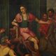 The Continence of Scipio, oil on panel, Italy 17th century.