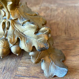 Late 19th century spelter candle holder