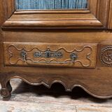 Louis XV period bookcase in solid oak circa 1750