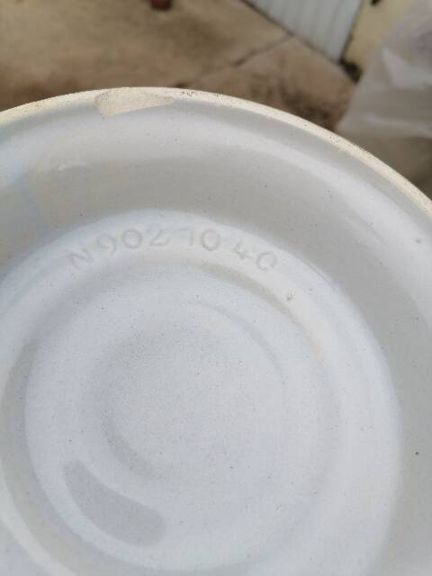 Large stoneware amphora jug vase 1960