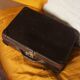 Brown vintage suitcase