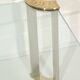 Bronze coffee table - tempered glass by Peter Ghyczy, 1970s