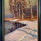 Russian school painting oil on canvas signed