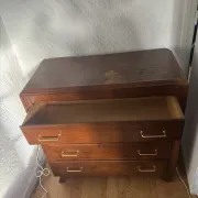 Wooden chest of drawers