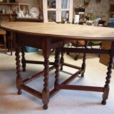 Gatelag table from England oval