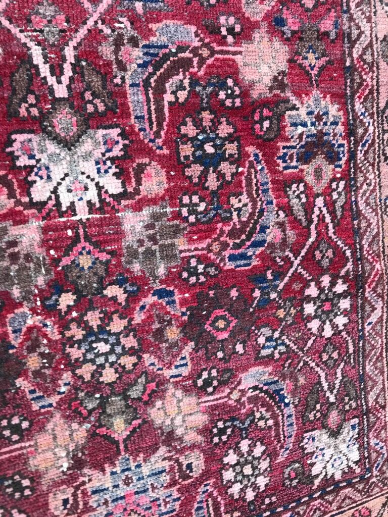 Old Hamadan persian rug 85x118cm