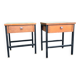 Paire de tables de chevets vintage 1950