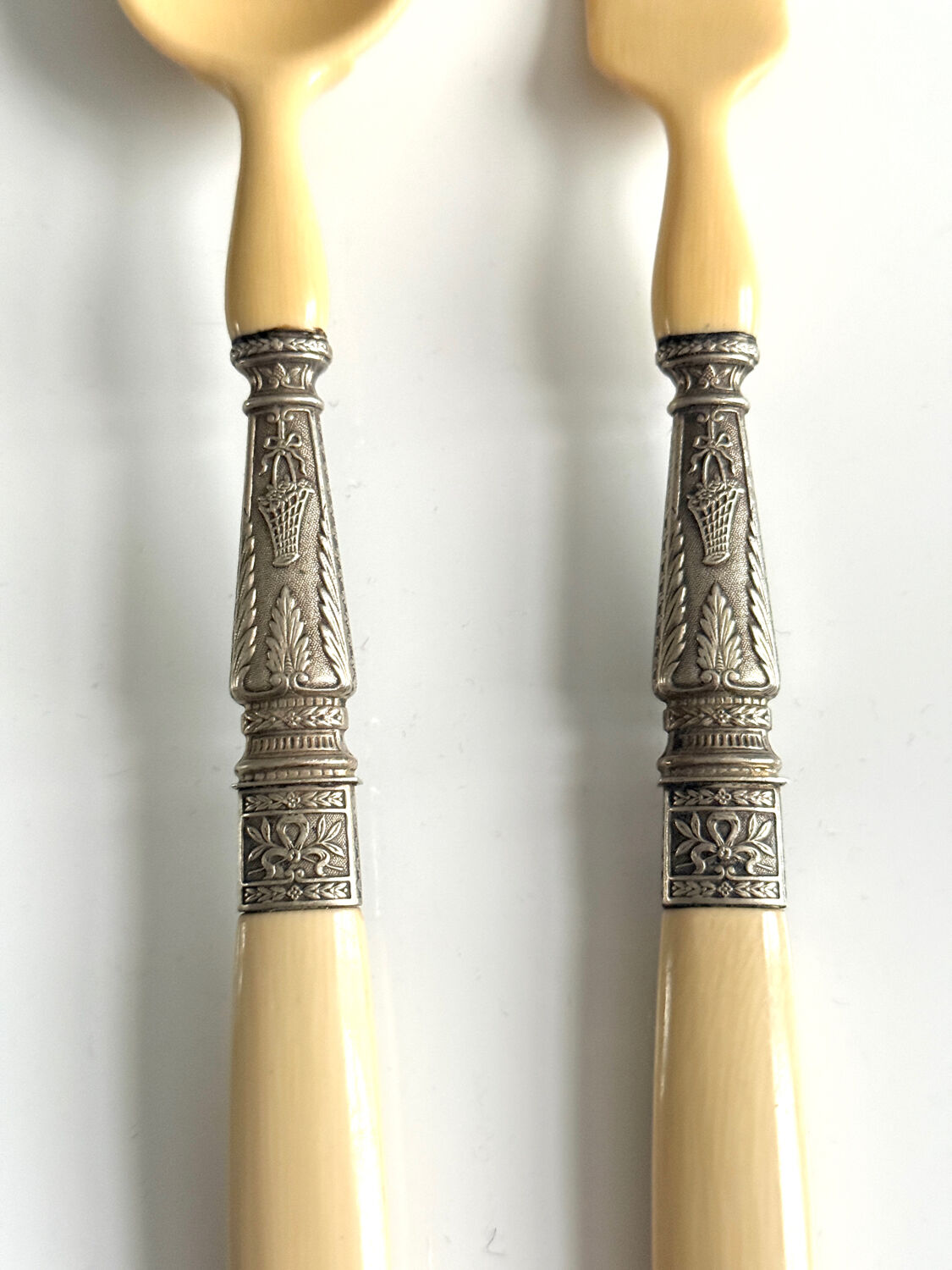 Antique salad cutlery