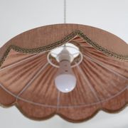 Suspension forme florale unie Cosette "classic linen"