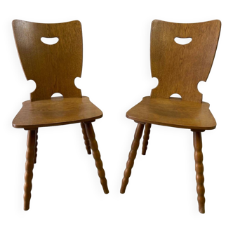 Pair of bistro chairs